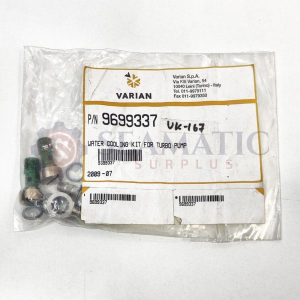 New Agilent Varian 9699337 Water Cooling kit For Turbo pump