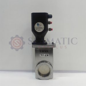 Demaco 11211-0203R Pneumatic sealed gate valve, 24VDC solenoid valve