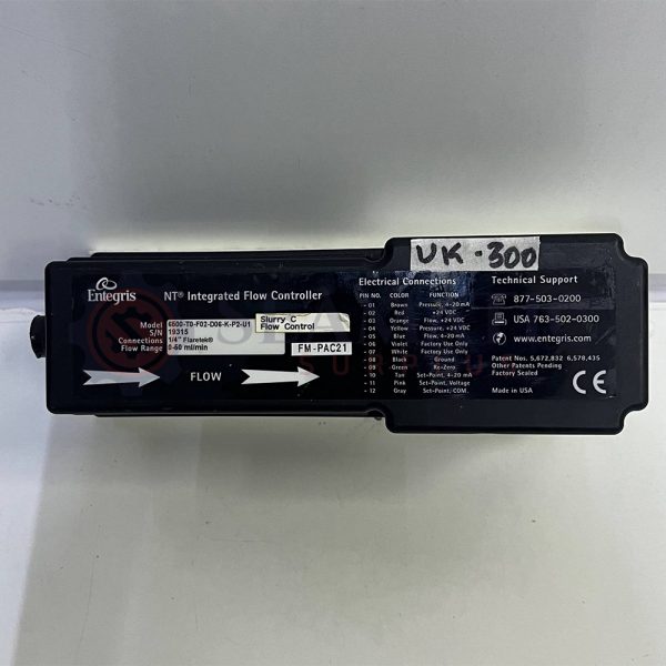 ENTEGRIS 6500-T0-F02-D06-K-P2-U1 INTEGRATED FLOW CONTROLLER