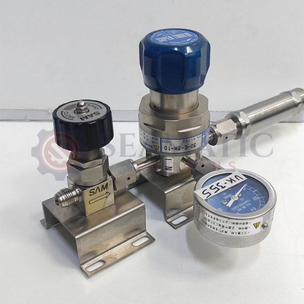 Tanaka Super torr III 30-E-3M-10 Regulator SCV 316L Valve Manifold Ass