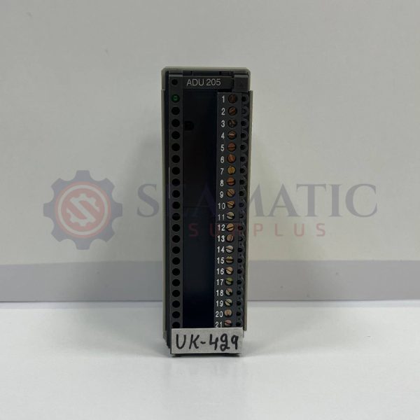 LOT OF 2 NOS X Aeg ADU 205 6728-042.270397 Analog Input Module (USA)