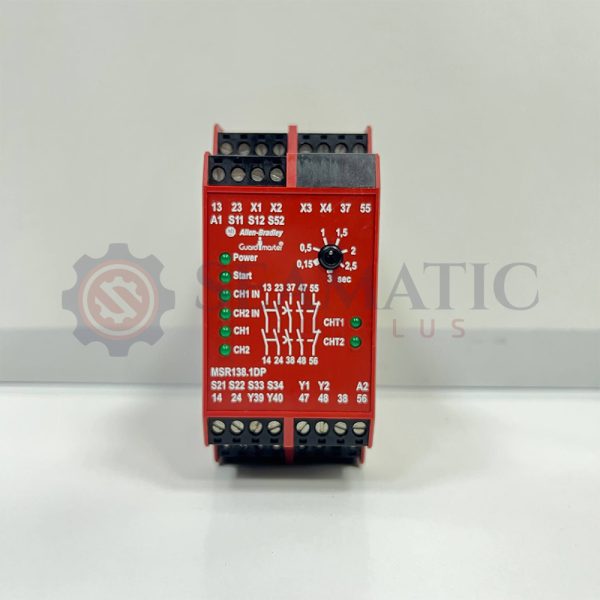 New Allen Bradley 440R-M23084 Guardmaster MSR138.1DP Safety Relay