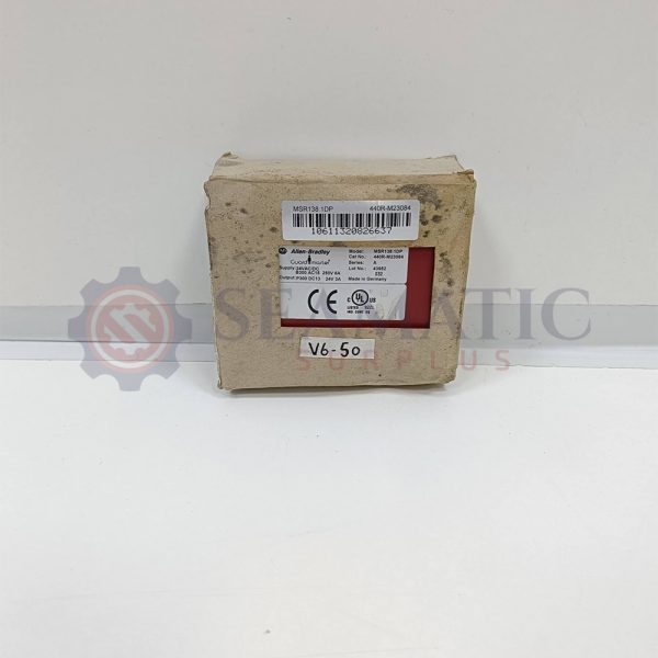 NEW ALLEN BRADLEY 440R-M23084 GUARD MASTER MSR138.1DP SAFETY RELAY