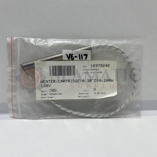 NEW NORDSON 170254 HEATER CARTRIDGE 200W 120V