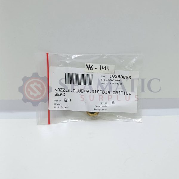 LOT OF 4 PC X NEW NORDSON 322118 NOZZLE .018 DIA