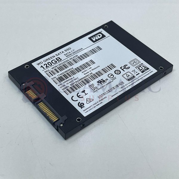 LOT OF 2 PC X Western Digital Green SATA SSD WDS120G2G0A-00JH30 120Gb