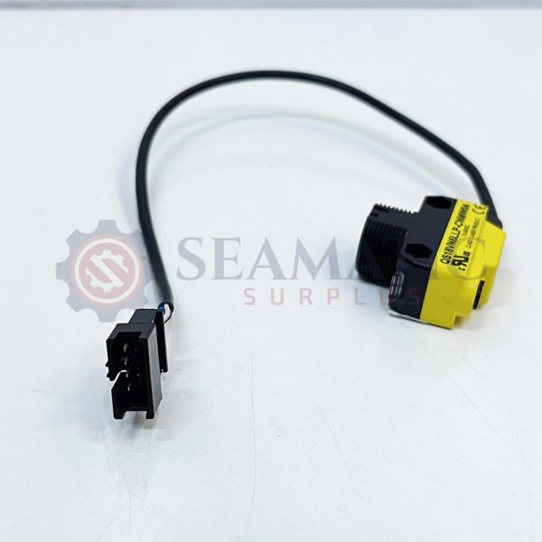 LOT OF 2 NOS X BANNER ENGINEERING QS18VN6LLP-CNMW04 SENSOR