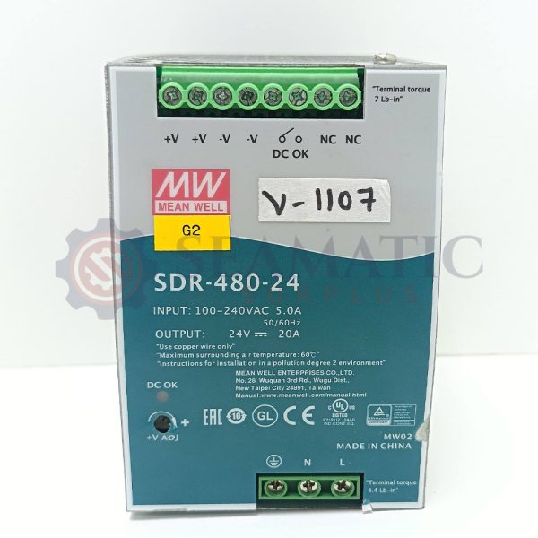 MEAN WELL SDR-480-24 Power Supply