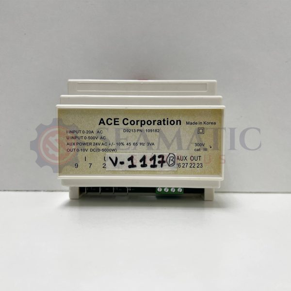 ACE CORPORATION D9213 PN 109182 MODULE