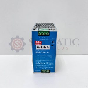 LOT OF 2 PC X MEANWELL NDR-240-24 AC/DC DIN Rail Power Supply