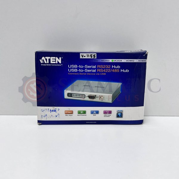 New Aten UC2324 4-Port USB to Serial RS-232 Hub
