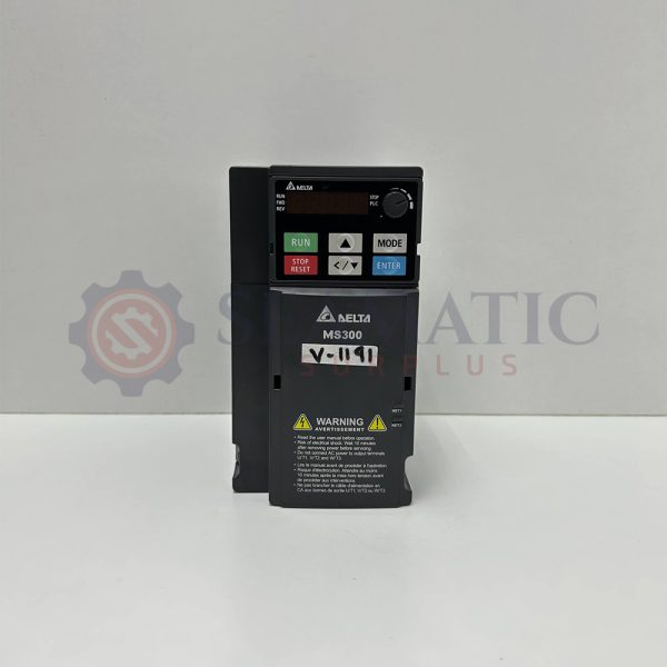 DELTA VFD5A5MS43ANSAA VFD, 3 PHASE, 460 V AC, 2.2 kW / 3 HP